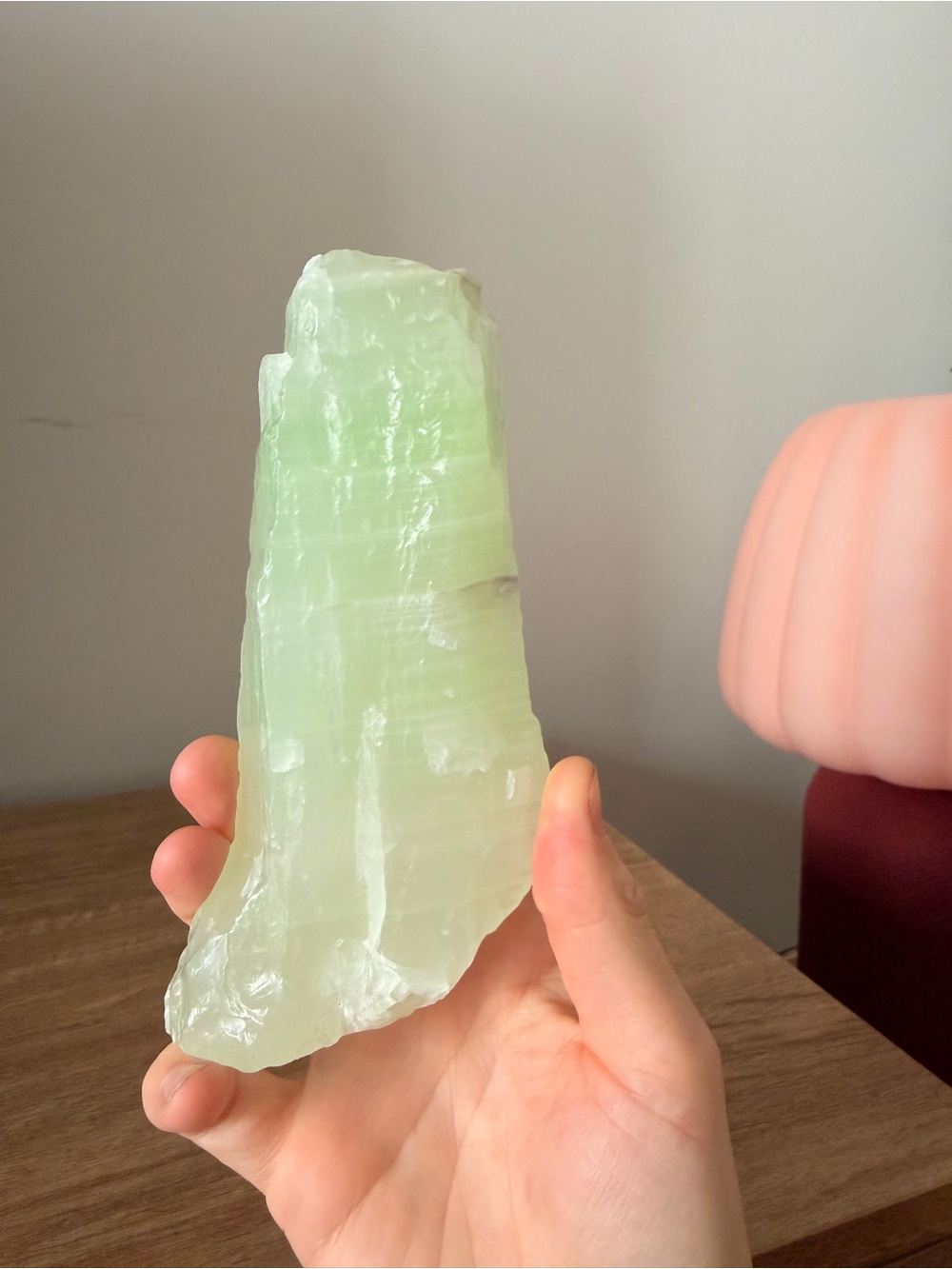Raw Green Calcite Specimen